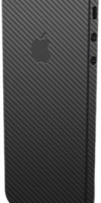 Slick Wraps SW-AIP5-CFBLK  Carbon Fiber Skin for iPhone 5 - 1 Pack - Retail Packaging - Black