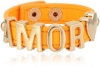 BCBGeneration Neon Orange and Rose Gold Amor Affirmation Bracelet