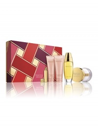 Make her holidays Beautiful beyond compare with the most luxuriously memorable gift of all. Limited-time collection includes five pampering ways to wear this romantic scent, tucked in an exclusive box: Eau de Parfum Spray 3.4 oz., Eau de Parfum Atomizer 0.17 oz., Perfumed Body Lotion 3.4 oz., Bath and Shower Gelee 3.4 oz. and Perfumed Body Powder 1 oz. 