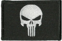 Punisher Tactical Patch - Black