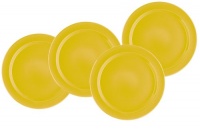 Emile Henry 8-inch Salad/Dessert Plates, Set of 4, Citron