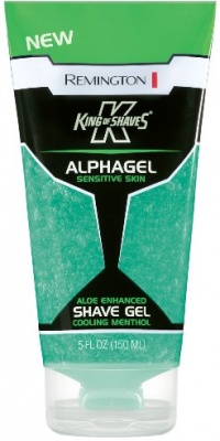 Remington King of Shaves Alphagel Cooling Menthol Shave Gel  5 oz. (Pack of 2)