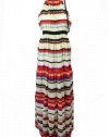 10 Crosby Derek Lam Womens Stripe Halter Maxi Dress 2