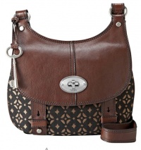 Fossil Maddox Signature Flap Black/Brown