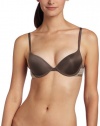 Calvin Klein Women's Tonal Roses Push Up Bra, Twilight, 34b