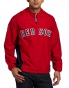 MLB Boston Red Sox Gamer Jacket Long Sleeve 1/4 Zip V-Neck Gamer Jacket Men's