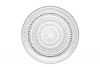 iittala Kastehelmi Dew Drop Round Clear Glass Plate, 10-1/2-Inch Diameter