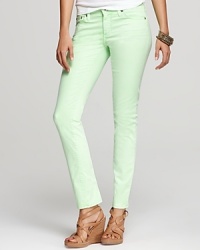 A fresh take on classic denim, these AG Adriano Goldschmied skinny jeans are crafted in a vibrant hue.