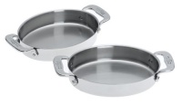 All-Clad Stainless-Steel 7-Inch Oval-Shaped Baker, Set of 2