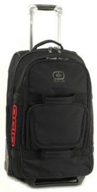 OGIO Radica 22-inch Drop Bottom Expandable Wheeled Upright Duffel Bag - Black