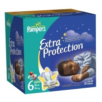 Pampers Extra Protection Nighttime Diapers Super Pack Size 6 58 Count