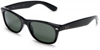 Ray-Ban RB2132 New Wayfarer Sunglasses,Black Frame/G-15-XLT Lens,52 mm