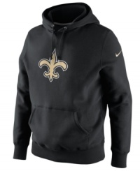 Shout out to your favorite NFL football team with this comfortable New Orleans Saints hoodie from Nike.