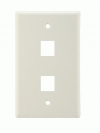 Icarus Keystone Style Wall Plate - 2 Ports