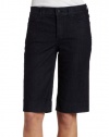 Not Your Daughter's Jeans Women's Petite Hannah Walking Short, Dark Enzyme, 6P