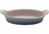 Le Creuset Heritage Stoneware 3.1-Quart Oval Au Gratin Dish, Fennel