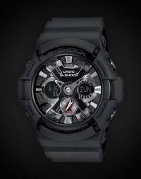 G-Shock - Men's GA200-1A Digital Xlarge Watch in Black GA-200-1A-Blk G-Shock International UK