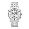 Bulova Men's 63B007 Accutron Stainless Steel White Chronograph Dial Watch