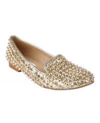 Studded spectacular. Steve Madden Women's Studlyy flats are dangerously cute.