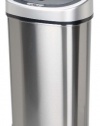 Nine Stars DZT-50-9 Infrared Touchless Stainless Steel Trash Can, 13.2-Gallon