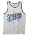 Get tanked this summer with this vintage-inspired graphic shirt from Quiksilver.