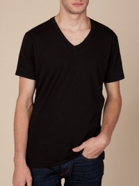 Boss V-Neck Tee(ECO TRUE BLACK,SMALL)