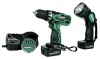 Hitachi DS12DVF3 12-Volt Ni-Cad 3/8-Inch Cordless Drill/Driver Kit