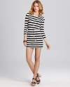 Soft Joie Dress - Yana Boat Neck Striped