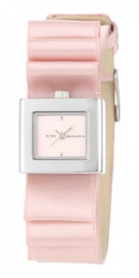 BCBGMAXAZRIA Women's BG6343 Analog Eclectic Mini Plisse' Pink Dial Watch