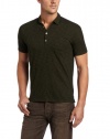 7 For All Mankind Men's Printed Slub Polo