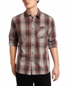 Volcom Men's Ex Factor Plaid Long Sleeve Shirt