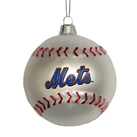 A holiday ornament perfect for the ultimate Mets fan.