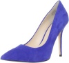 Boutique 9 Women's Justine Pump,Blue Suede,7 M US