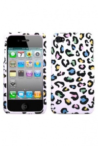 MYBAT IPHONE4HPCIM614NP Slim and Stylish Protective Case for iPhone 4 - 1 Pack - Retail Packaging - Colorful Leopard