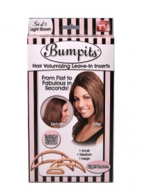 Bumpits 21431 Hair volumizing Leave-in Inserts, Light Brown