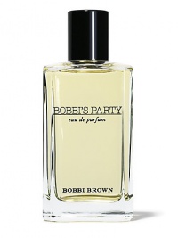 Just like your favorite cocktail dress, Bobbi's Party fragrance is bound to put you in a festive mood (even when you're in a t-shirt and jeans). Classic and feminine, the scent features a rich bouquet of violet leaves, rose petals and sandalwood. Sleekly packaged in a modern design, this eau de parfum won't stay bottled up for long. Made in USA. 1.7 oz. 