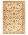 Inspired by intricately-woven rugs of Persia, the Meshad area rug offers beautiful, transitional style. Soft tones like cream, gold and sage are woven in dense, heavy-weight heat-set polypropylene for a surprisingly lush, high-fashion addition to any room. Made in the USA. (Clearance)