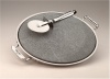 All-Clad Stainless-Steel Serving Tray with 13-inch Pizza-Baking Stone Insert and Pizza Cutter