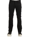 THE LOOKBanded waist with belt loopsConcealed front zip with hook tab closureFive-pocket styleWrinkled accentsStraight-leg silhouetteTHE FITRise, about 9Inseam, about 32THE MATERIAL97% cotton/3% spandexCARE & ORIGINMachine washImported