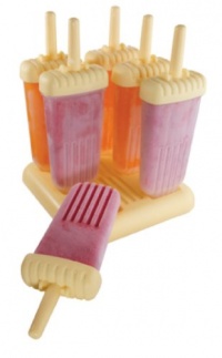 Tovolo Groovy Ice Pop Molds, Set of 6, Yellow