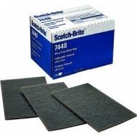 Scotch-BriteTM Ultra Fine Pads - Gray - 20/Box 3M 7448 (MMM7448)