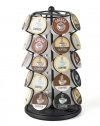 K-Cup Carousel - Holds 35 K-Cups in Black