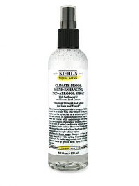 From the Stylist Series. Climate-Proof Shine-Enhancing Non-Aerosol Spray provides a strong, yet flexible control for an all-day hold. This versatile styling spray may be used for styling hair or as a finishing touch of shine and control. Its medium-hold formula improves shape and volume while maintaining a long-lasting hairstyle regardless of climate or weather conditions.