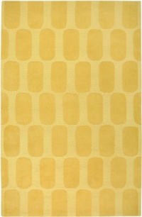 Rizzy Home PL1823 Platoon 5-Feet by 8-Feet Area Rug, Gold