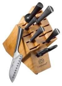 Calphalon Katana Stainless-Steel 8-Piece Knife Set with Block