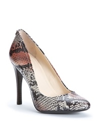 Snake up your work and play wardrobes with these elegant patterned pumps.