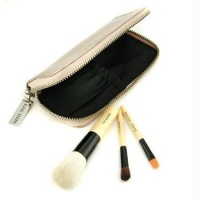 Copper Diamond Mini Brush Set (Unboxed): Face Blender Brush+ Eye Shadow Brush+ Eye Liner Brush+ Case - 3pcs+1case