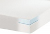 SensorPedic 3-Inch Luxury Memory Foam Mattress Topper, White, Cal King