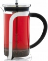 GROSCHE Oxford French Press Coffee and tea maker, 1.0l 34 fl. oz 8 cup (3 coffee mugs). All stainless steel filter (no plastic parts in filter press)