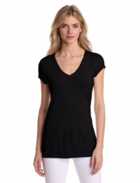 Calvin Klein Jeans Women's Petite Basic V-Neck